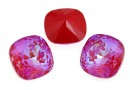 Swarovski, square fancy, Royal Red DeLite, 10mm - x1