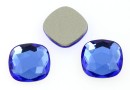 Swarovski, cabochon cushion, sapphire, 7mm - x2