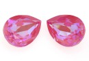 Swarovski drop fancy, Lotus Pink DeLite, 14x10mm - x1