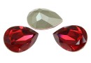 Swarovski fancy drop, scarlet, 4x2.9mm - x4