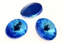 Swarovski, oval fancy, Royal Blue DeLite, 18x13.5mm - x1