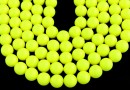 Swarovski pearls, neon yellow, 14mm - x2