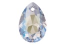 Swarovski, drop pendant, crystal shimmer, 9mm - x2