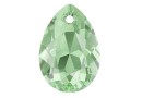 Swarovski, drop pendant, peridot, 9mm - x2