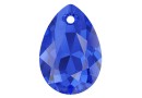 Swarovski, drop pendant, majestic blue, 9mm - x2