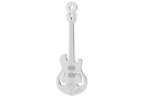 Pendant guitar, 925 silver, 23mm  - x1