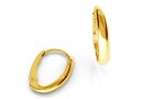 Earrings, gold plated 925 silver- x1pair