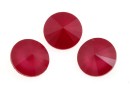 Swarovski, rivoli, indian ruby, 8mm - x2