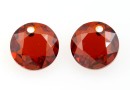 Swarovski, chaton pendant, red magma, 10mm - x1