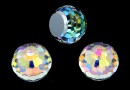 Swarovski, cabochon, aurore boreale, 6mm - x1