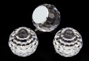 Swarovski, cabochon, comet argent light,, 8mm - x1