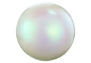 Preciosa pearl, pearlescent white, 6mm - x100