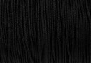 Silk cord, black, 0.9mm - 5m