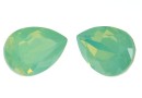 Ideal crystals, fancy drop, mix pacific opal, 14x10mm - x2