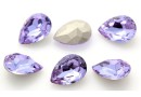 Ideal crystals, fancy drop, violet, 10x7mm - x4