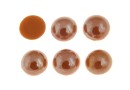 Ideal crystals, cabochon, chocholate delite, 3.8mm - x10