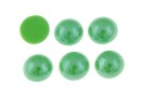 Ideal crystals, cabochon, peridot green, 3.8mm - x10