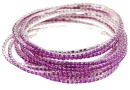 Martissor elastic bracelet, fuchsia, inside 5.5cm - x1