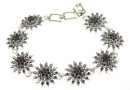 Sun bracelet with crystals, 18cm - x1