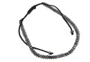 Adjustable bracelet, classic hematite - x1