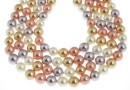 Mallorca type pearls, round, mix, 8mm