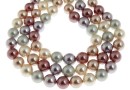 Mallorca type pearls, round, mix, 10mm