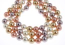 Mallorca type pearls, round, mix, 10mm