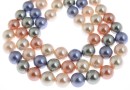 Mallorca type pearls, round, mix, 12mm