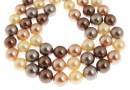 Mallorca type pearls, round, mix, 12mm