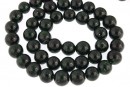 Green goldstone, round, 4.3mm