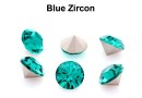 Preciosa chaton PP10, blue zircon, 1.6mm - x40