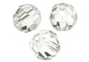 Preciosa, faceted round bead, crystal, 6mm - x6