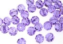 Preciosa, faceted round bead, violet, 6mm - x6