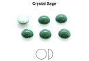 Preciosa, crystal pearl cabochon, sage, 6mm - x4