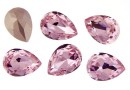 Ideal crystals, fancy drop, light rose, 10x7mm - x4