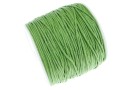 Bobina snur ata cerata, verde pastel, 1mm - 82m