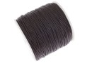 Spool of waxed thread, brown, 1mm - 82m