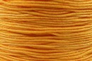 Silk cord spool for bracelets, intense sunflower yellow, 0.8mm - x120m