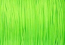 Silk cord for bracelets, neon lime, 0.8mm - x5m