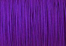 Silk cord for bracelets, indigo purple, 1mm - x5m