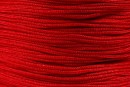 Silk cord for bracelets, red, 0.9mm - x5m