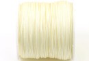 Silk cord spool for bracelets, ivory, 0.9mm - x90m