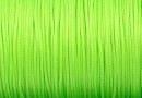 Spool of waxed silk cord for bracelets, neon lime, 1mm - 75m