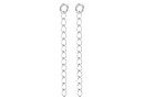 Extension chain, silver 925, 54mm - x2